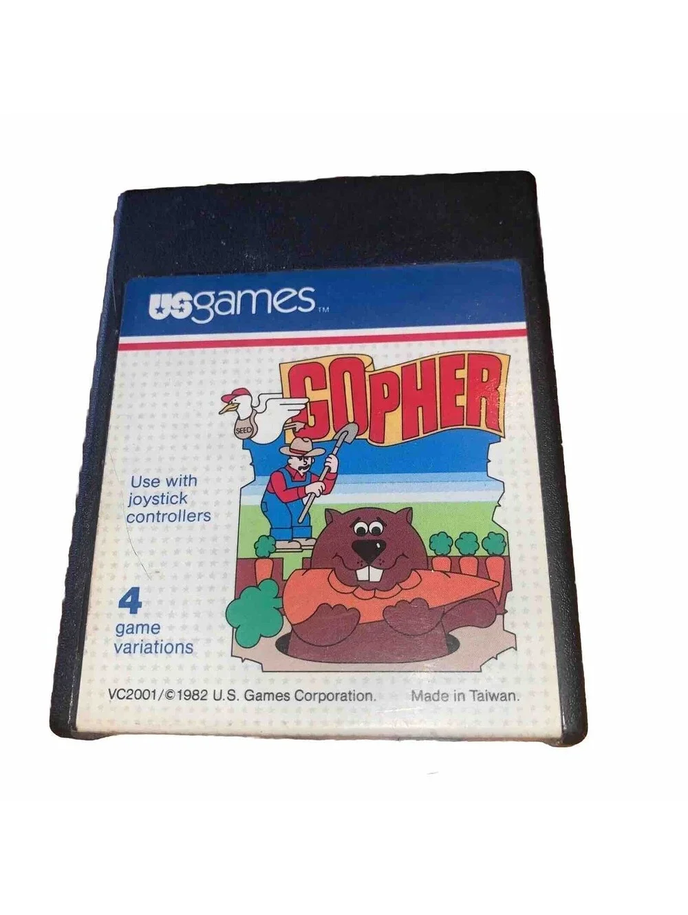 Gopher (Atari 2600, 1982 US Games) Tested And Working